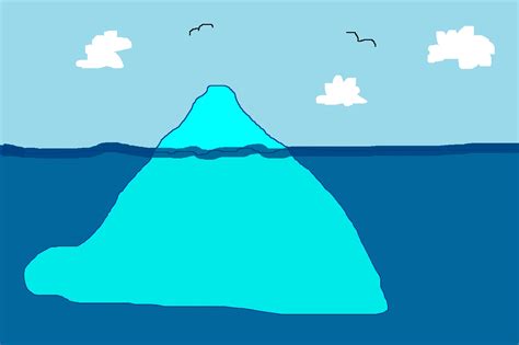 iceberg drawing  getdrawingscom   personal  iceberg