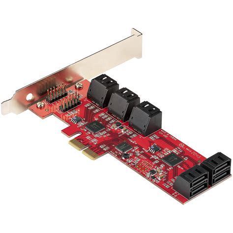 StarTech PCI E Controller Card With 10 Internal SATA III Ports