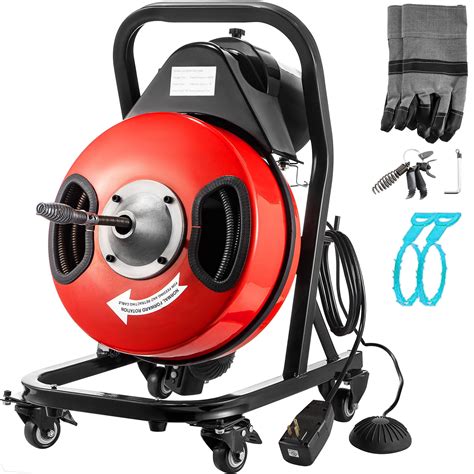 Free Shipping Vevorbrand Drain Cleaning Machine 50ft X 12 In Drain