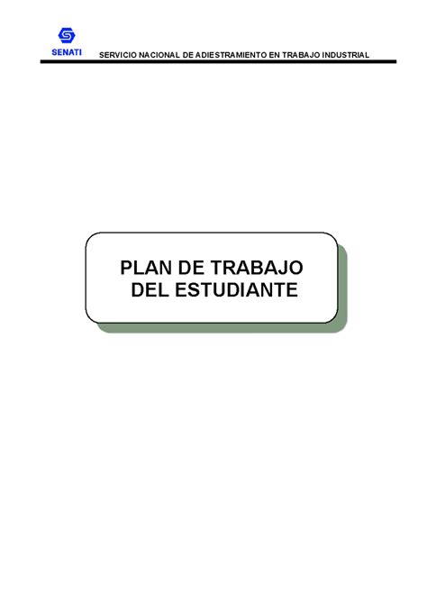 PCBD 318 Formato Alumno Trabajo Final PLAN DE TRABAJO DEL ESTUDIANTE