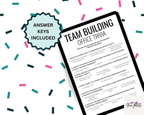 Employee Team Building Games Office Party Games Bundle Teambuilding