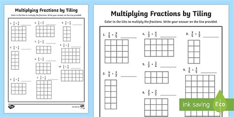 Fractions With Models Worksheets