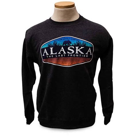 Tongass Trading Company Alaska Souvenirs Crewneck Sweat Walking On