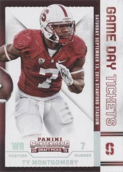 Panini Contenders Draft Picks Game Day Tickets Ty Montgomery