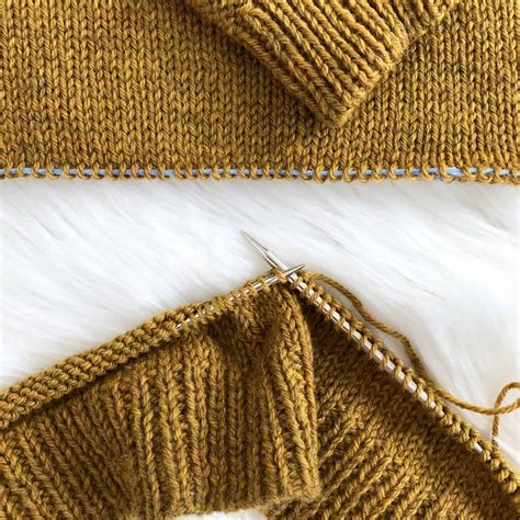 How to Add Length to a Knit Sweater - Knifty Knittings