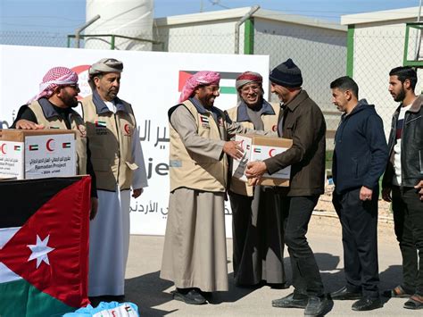 Emirati Relief Team To Distribute Ramadan Mir In Mraijib Al Fhood Refugee Camp In Jordan