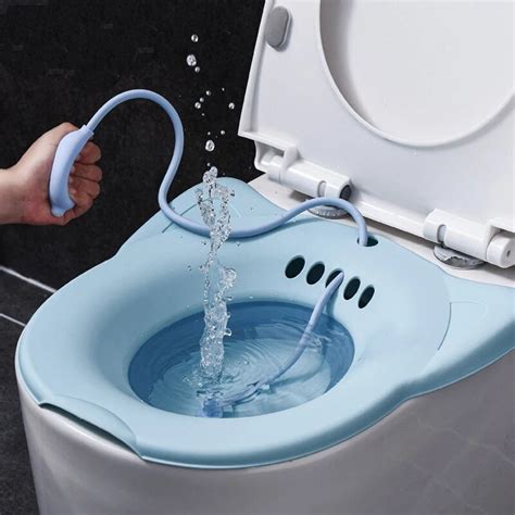 156 Foldable Squat Free Sitz Bath Special Care Toilet Basin For