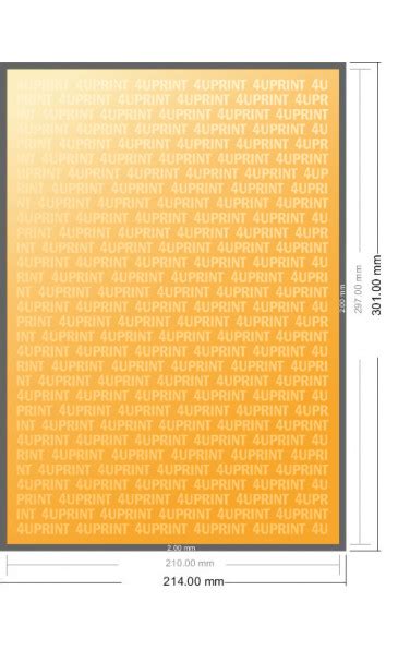 Печать бланков А4 210 х 297 мм в Красноярске - онлайн-типография 4Uprint