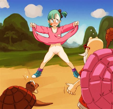 Rule 34 1girls Artist Request Bandaid Blush Bulmas Panty Flash Bulma