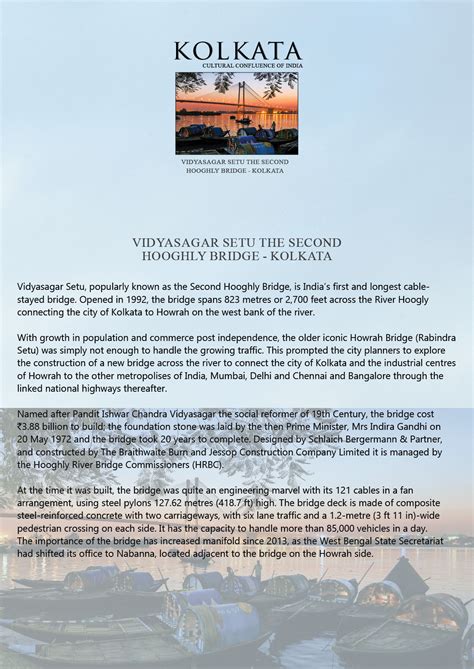 VIDYASAGAR SETU THE SECOND HOOGLY BRIDGE -KOLKATA – Magnate Publishing House