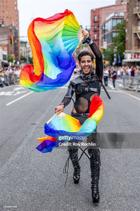 Marchers In Pride Colors During The 2023 New York City Pride March On News Photo Getty Images