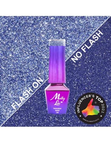 Hybridlakk MollyLac Flashing Lights Metal Rain 5 Ml Nr 617