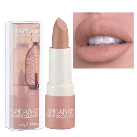 L Piz Labial Color Nude Mate L Piz Labial De Tubo De Papel Bold Intense Nudes Suave Y