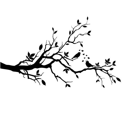 Tree Branch Silhouette Vector at Vectorified.com | Collection of Tree ...