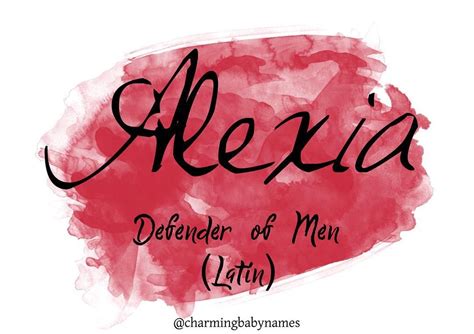 Alexia Name