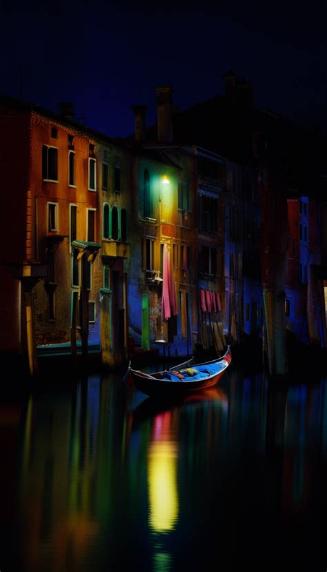 venice at night - GoCreate.art - AI Image Generator