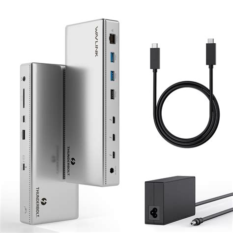 Amazon.com: Thunderbolt 4 Dock, WAVLINK Docking Station with Dual 4K