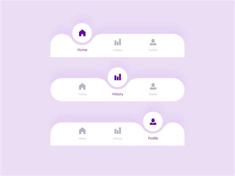 Bottom Navigation Bar UI Kit Search By Muzli