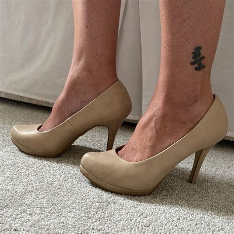 Nude Stone Coloured Dorothy Perkins Platforms Size Depop