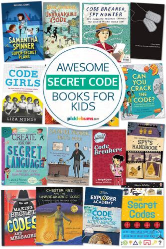 20 Awesome Kids Books about Secret Codes and Ciphers - Picklebums