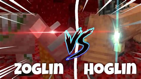 zoglin  hoglin minecraft mob battle