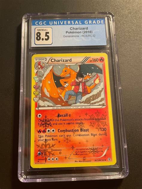 Charizard XY Generations Radiant Collection CGC 8 5 RC5 RC32 Kaufen