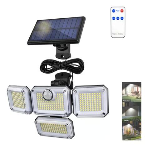 Luz Solar Del Sensor De La Pared Del Jard N De La Luz Led Env O Gratis