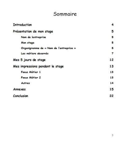 Comment Faire Un Rapport De Stage 3eme Centenaire Magazine