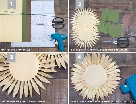 Как красиво смотрятся ПОДСОЛНУХИ ИЗ БУМАГИ