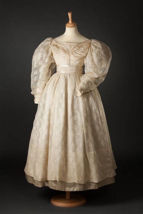 1830 Wedding Dress From Tessier And Sarrou History Women Fashion