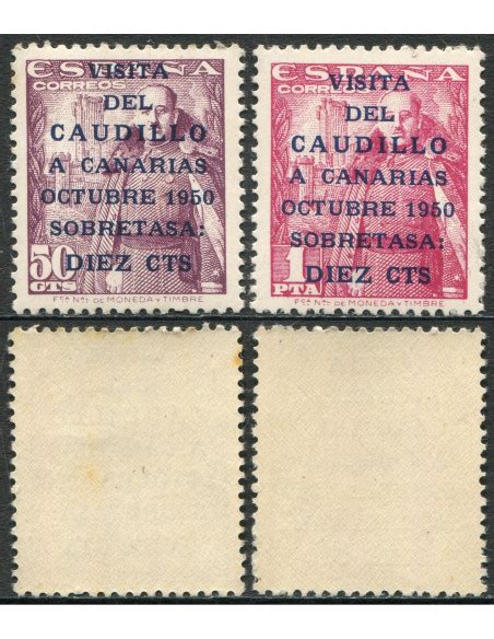 España 2º Centenario 1950 Correo Nº 01083A B PO