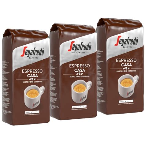 Zestaw Kaw Ziarnistych 3x Espresso Casa 1kg Sklep Segafredo