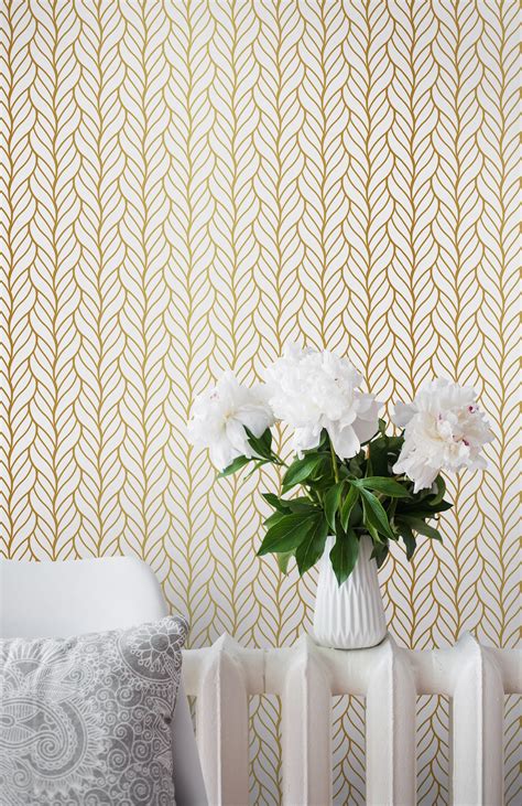 Art Deco Wallpaper Peel And Stick Stick Peel Walls Deco Need Removable