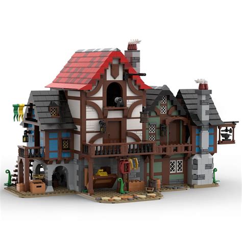 Medieval Alley's Inn Village Theme MOC Set | Medievalbrick | Model ...