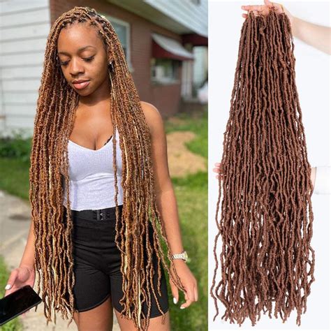 Color And B Soft Locs In Faux Locs Hairstyles Crochet