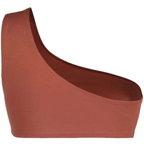 ERES Top Bikini Symbole Monospalla Arancione Stileo It