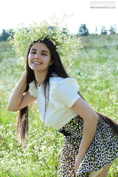 Stunning Long Haired Brunette Gets Naked Flashing Her Tits A Nd Opening Her Pussy Outdoors