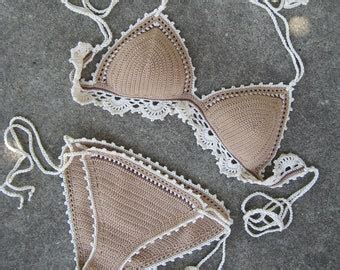 Crochet Bikini Nude Etsy