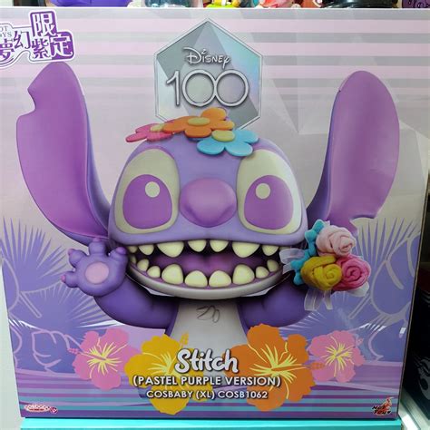 Hot Toys Disney 100 Cosbaby XL COSB1062 Stitch Pastel Purple Version Hobbies Toys Toys