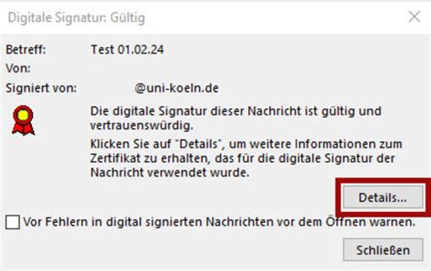 E Mails Signieren Und Verschl Sseln Mit Outlook