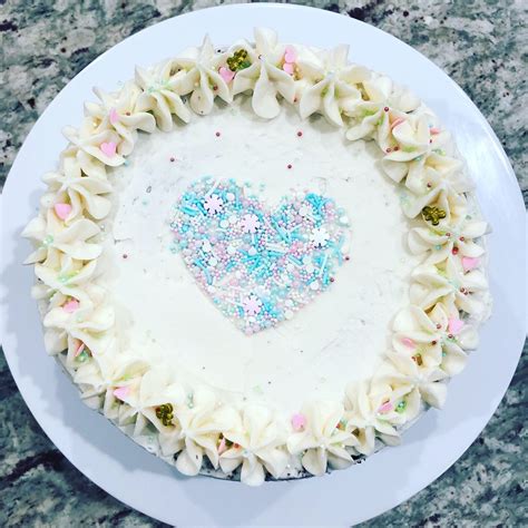 Naked Sprinkle Birthday Cake Penny S Food Blog