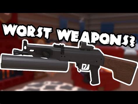 WORST GUN IN EACH CATEGORY IN PHANTOM FORCES YouTube