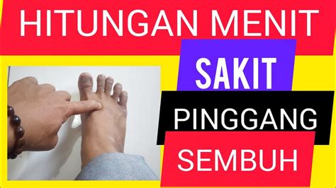 Titik Refleksi Sakit Pinggang Sangat Ampuh Dan Langsung Sembuh Youtube