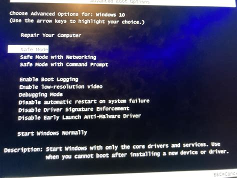 how to boot in safe mode windows 10 4
