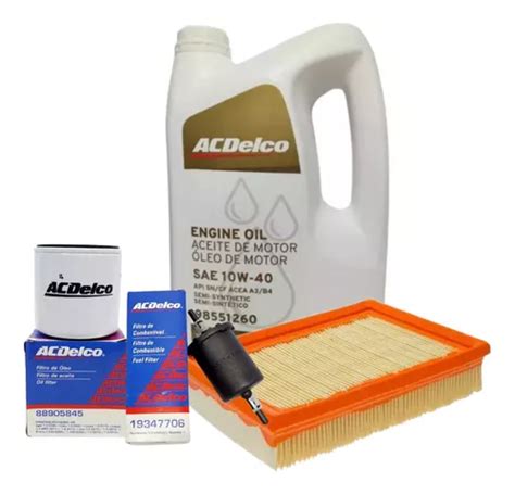 Kit Filtros Aceite Acdelco Original W Chevrolet Celta