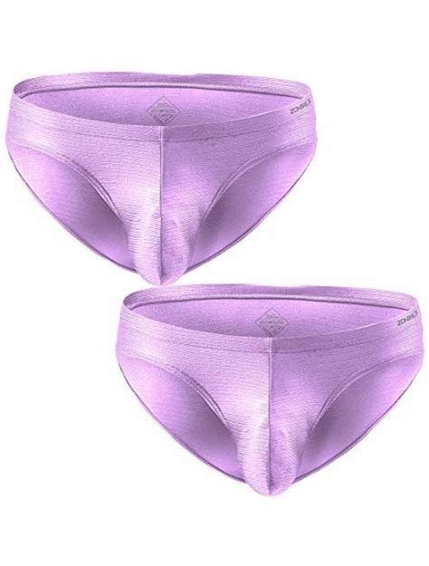 Buy Zonbailon Mens Bulge Enhancing Underwear Sexy Big Bulge Pouch Low