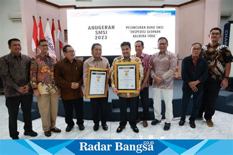 Pj Gubernur Banten Al Muktabar Raih Anugerah Sahabat Pers Smsi Radar