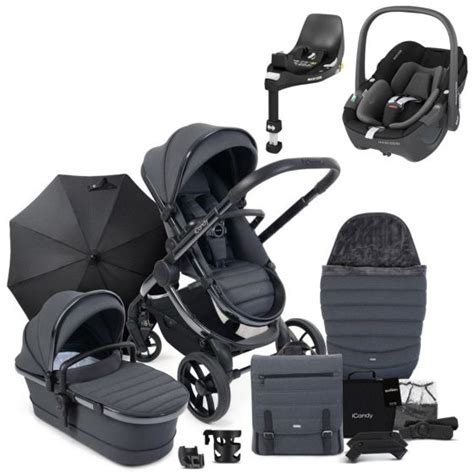 Icandy Peach 7 Travel System Bundle With Maxi Cosi Pebble 360