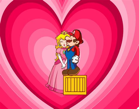 Mario Kisses Peach By Wesleyabram On Deviantart