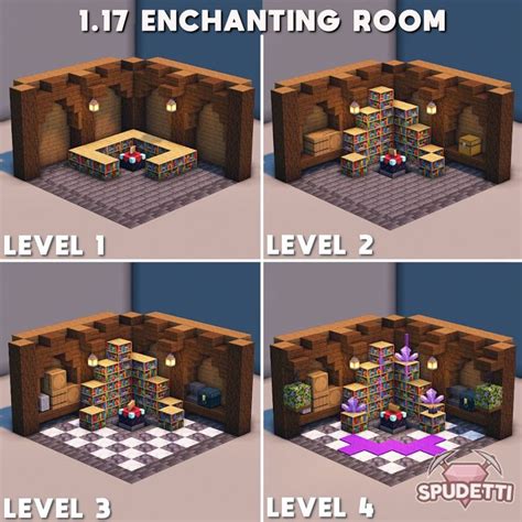 Improve Your 1 17 Enchantment Room Minecraft Minecraft Room